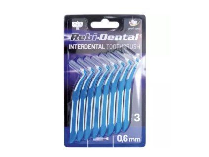 Rebi Dental mezizubní kartáčky 0,6mm 8ks